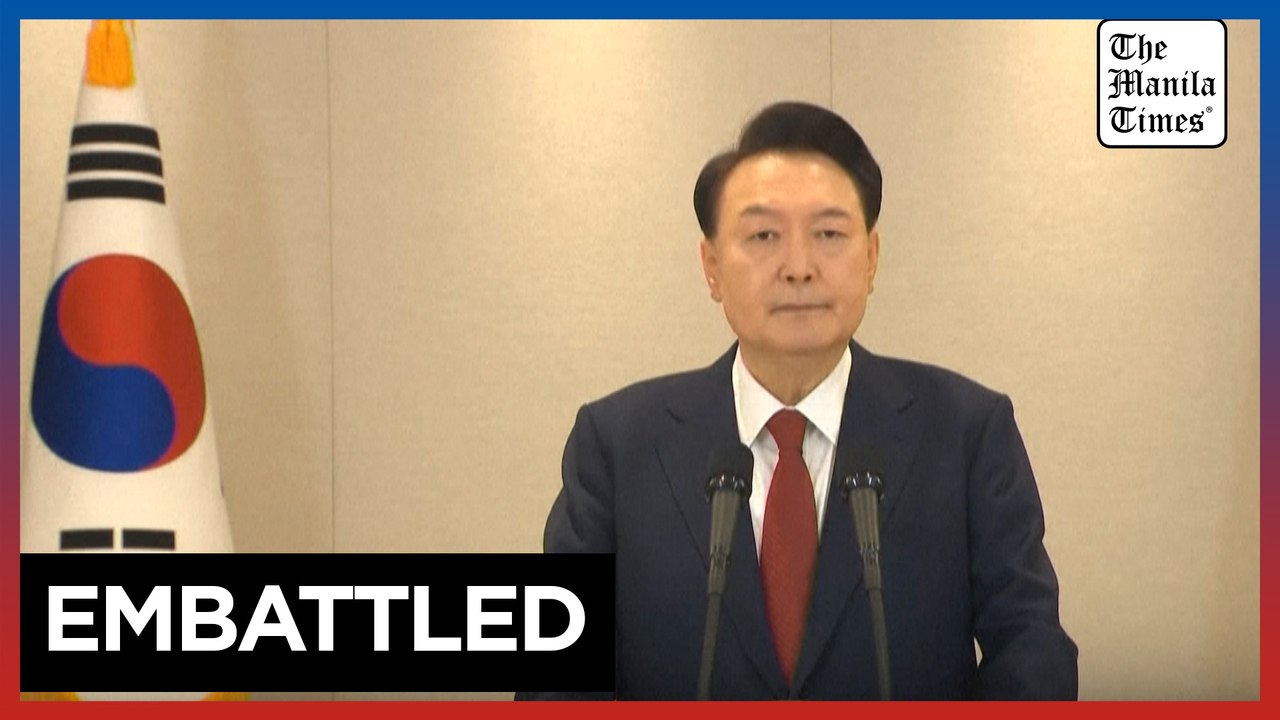 South Korean president Yoon vows to fight 'unti...