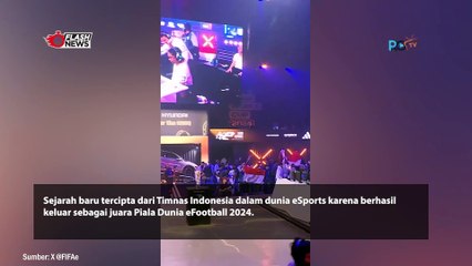 Timnas Indonesia Juara Piala Dunia eFootball 2024, Bungkam Brasil di Final