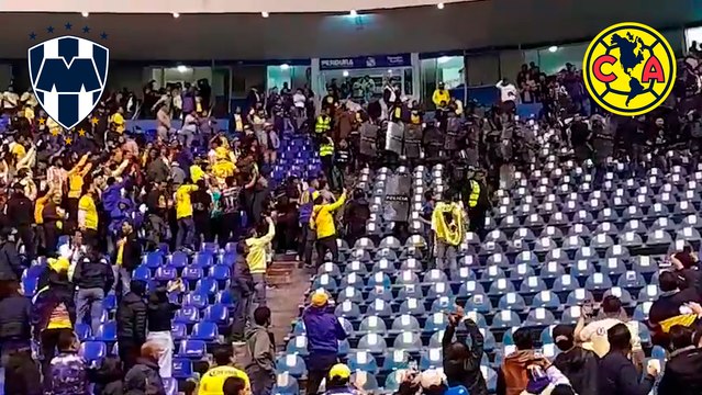 América vs. Monterrey: Redes reportan pelea en las gradas de los aficionados de ambos equipos; interviene la policía