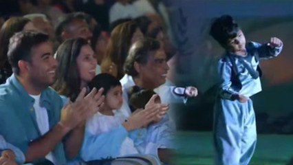 Akash Ambani Shloka Mehta Son Prithvi First Annual Day Stage Performance Video, Viral...