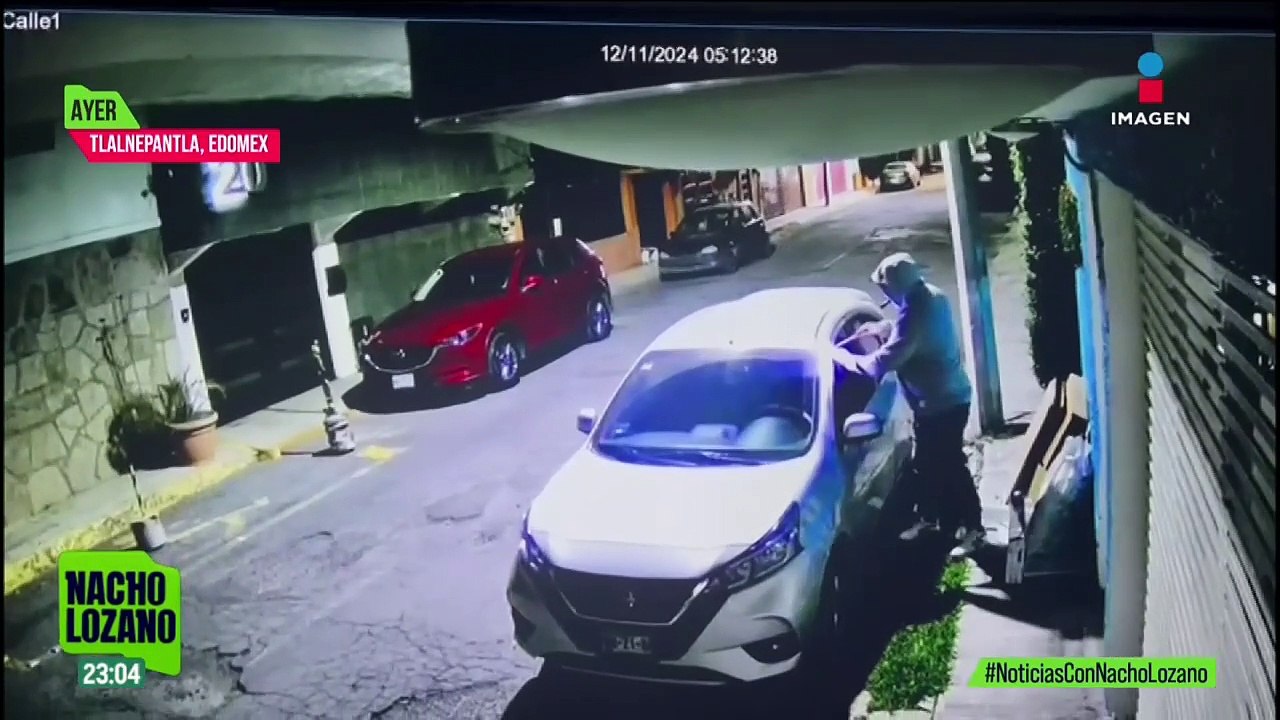 Alarma de auto frustra intento de robo en Tlalnepantla, Edomex | Noticias con Nacho Lozano