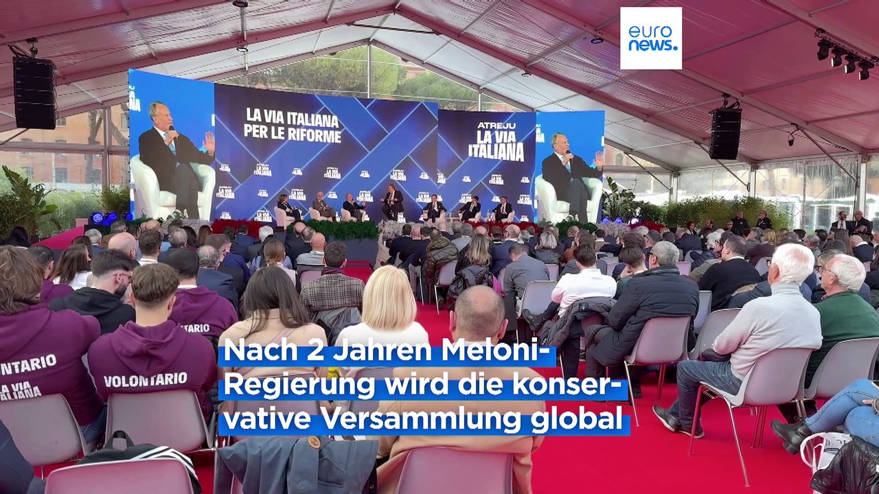 Politisches Atreju-Festival in Rom eröffnet