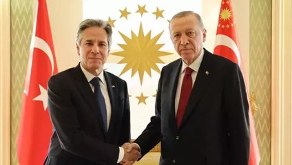 Cumhurbaşkanı Erdoğan, ABD Dışişleri Bakanı Blinken’ı kabul etti