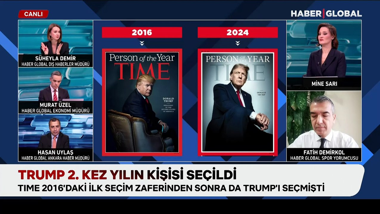 Time Donald Trump'ı yılın kişisi seçti