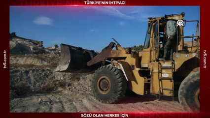 Münbiç'te teröristlerin tır sokabilecekleri, yüksekliği 7 metreye varan devasa tünel ağı bulundu