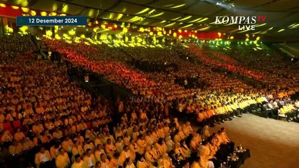 [FULL] Pidato Prabowo di Puncak HUT ke-60 Partai Golkar, Sebut Hargai PDIP hingga Tekankan Persatuan