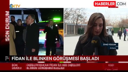 Hakan Fidan ile Blinken arasındaki görüşme başladı