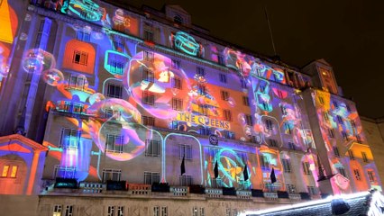 First look at To Leeds, With Love: Stunning Christmas projection at The Queens Hotel