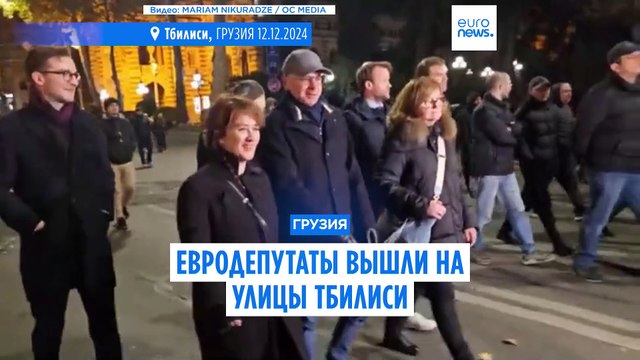 Евродепутаты вышли на улицы Тбилиси