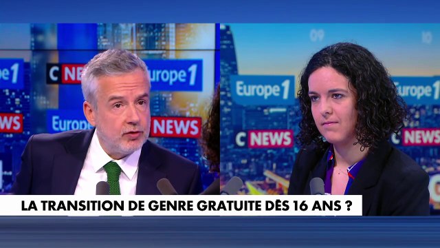 EXTRAIT - «Il est normal de pouvoir décider de notre genre dès 16 ans» affirme Manon Aubry, eurodéputée LFI