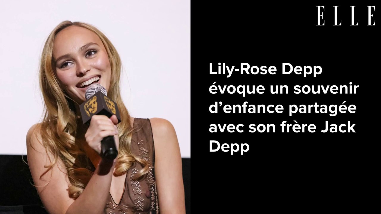 Lily-Rose Depp évoque un souvenir d’enfance partagée avec son frère Jack Depp