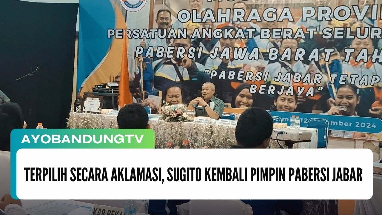 Terpilih Secara Aklamasi, Sugito Kembali Pimpin Pabersi Jabar
