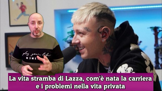 La vita stramba di Lazza, com'è nata la carriera e i problemi nella vita privata