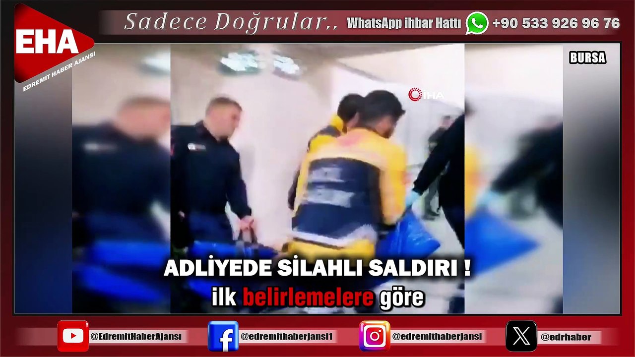 ADLİYEDE SİLAHLI SALDIRI!