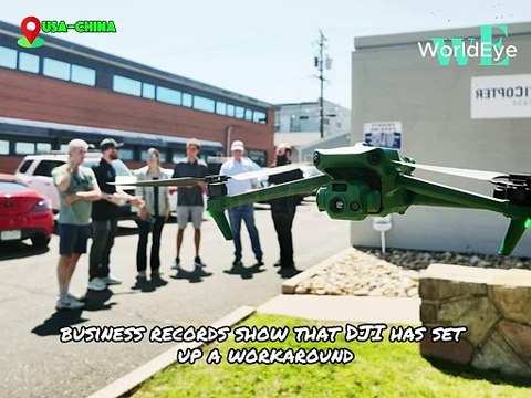 USA - China DJI Drones Banned Congress Probes A