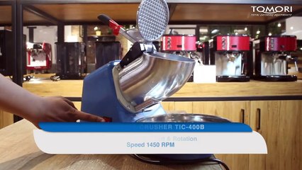 JUAL MESIN SERUT ES ELEKTRIK YANG HEMAT LISTRIK & HARGA TERJANGAKAU - TOMORI ICE CRUSHER TIC-400B