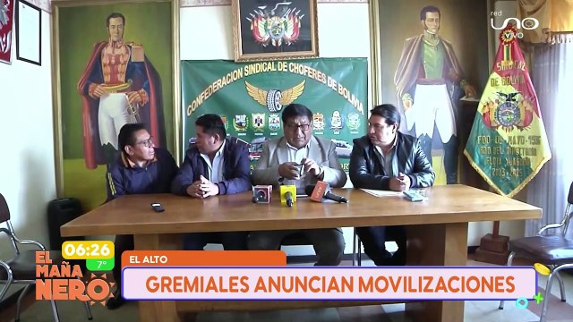 Gremiales anuncian movilizaciones