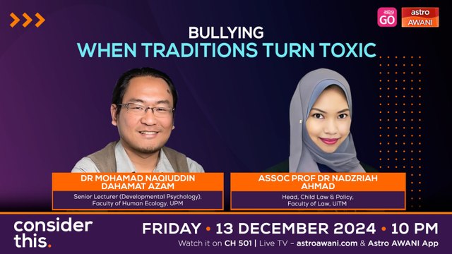 Consider This: Bullying (Part 1) — When Traditions Turn Toxic