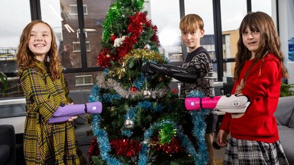 Three children receive 'best Christmas present ever' - bionic arms