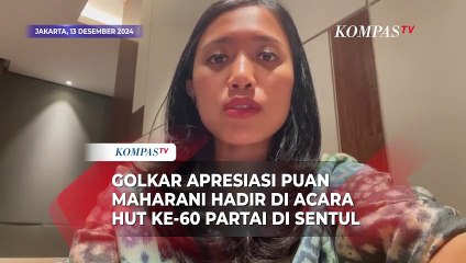 Golkar Apresiasi Puan Maharani Hadir di Acara HUT ke-60 Partai: Kami Sangat Terhormat