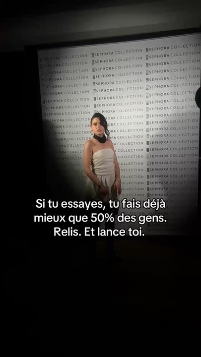 Si tu essayes tu fais déjà mieux que 50% des gens