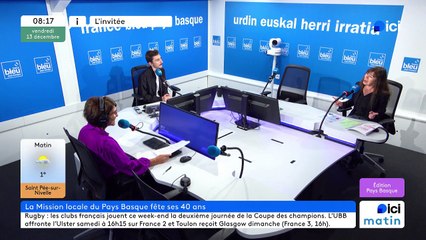 Invité de la matinale : 40 ans de la Mission locale Pays Basque