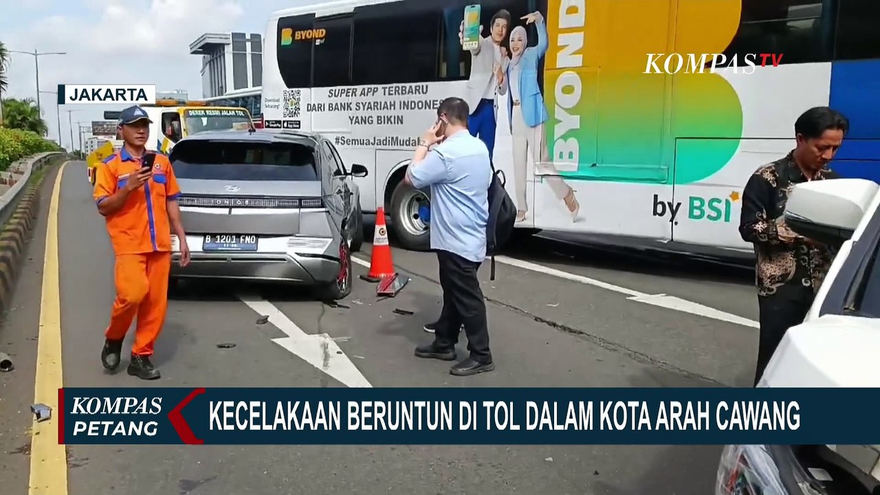 Kronologi Kecelakaan Beruntun 6 Kendaraan di Tol Dalam Kota Arah Cawang