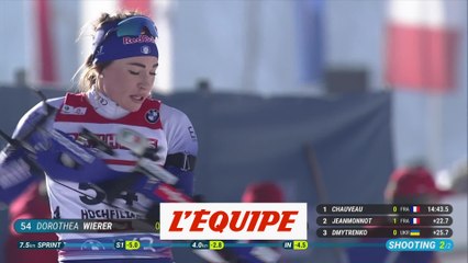 Le résumé du sprint à Hochfilzen - Biathlon - CM (F)