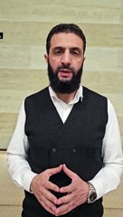 الجولاني يدعو السوريين للنزول للميادين احتفالا بانتصار الثورة