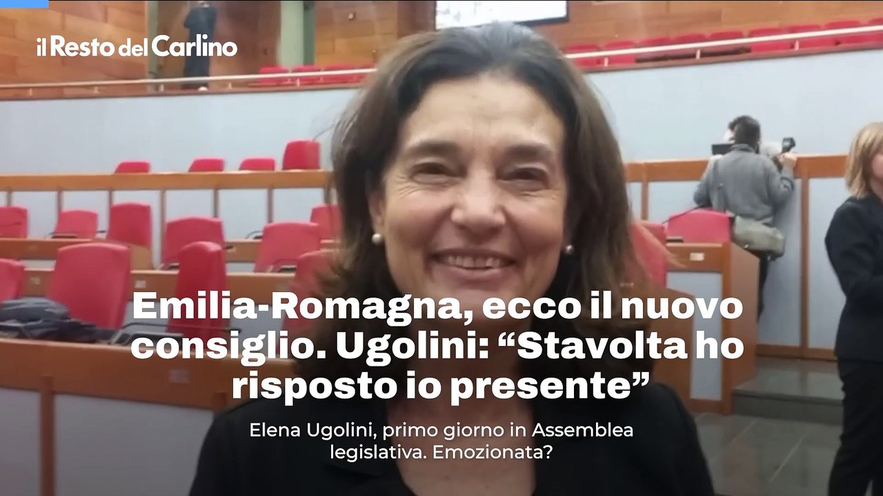 Emilia-Romagna, ecco il nuovo consiglio. Ugolini: "Stavolta ho risposto io presente"