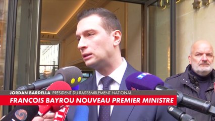 «Il n’y aura pas de censure» de François Bayrou, selon Jordan Bardella