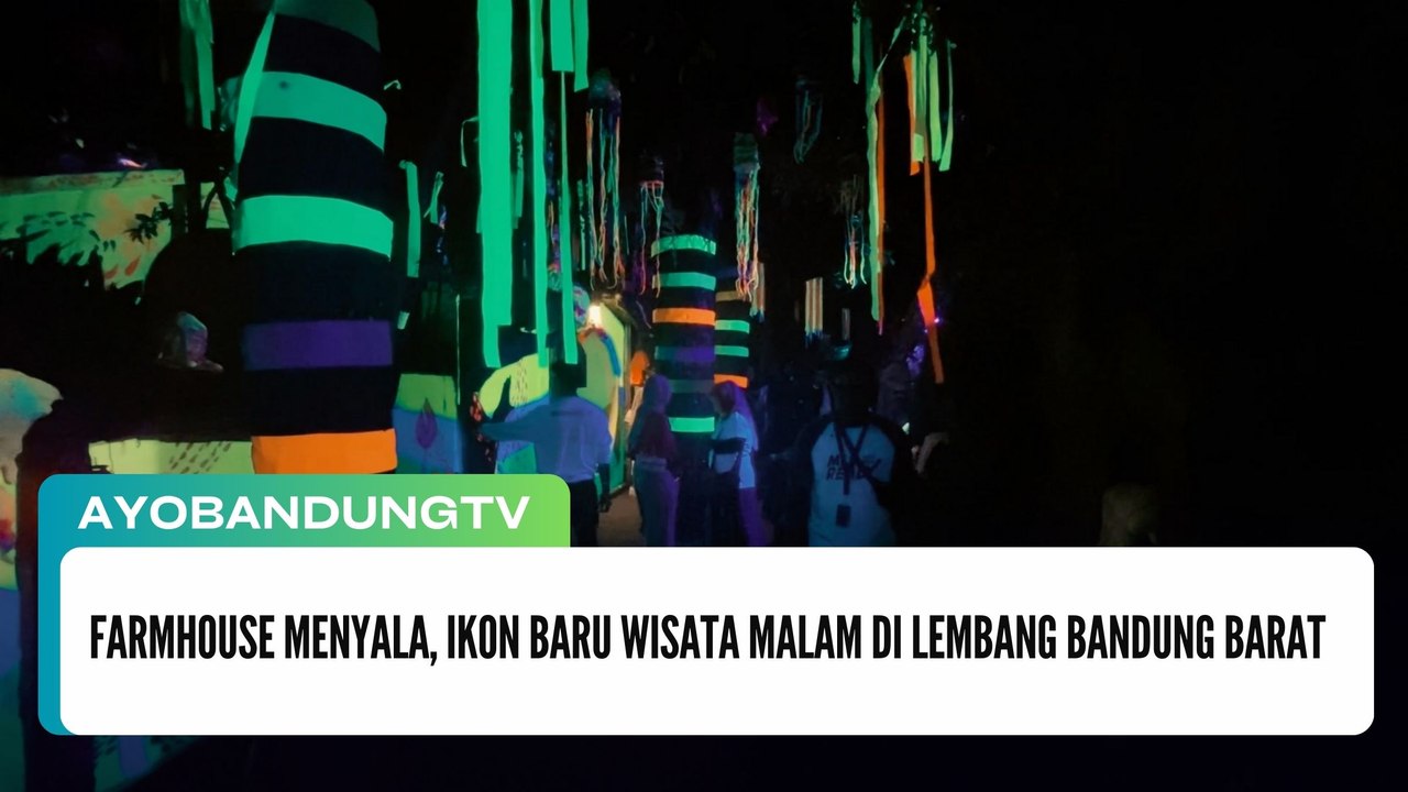 Farmhouse Menyala, Ikon Baru Wisata Malam di Lembang Bandung Barat