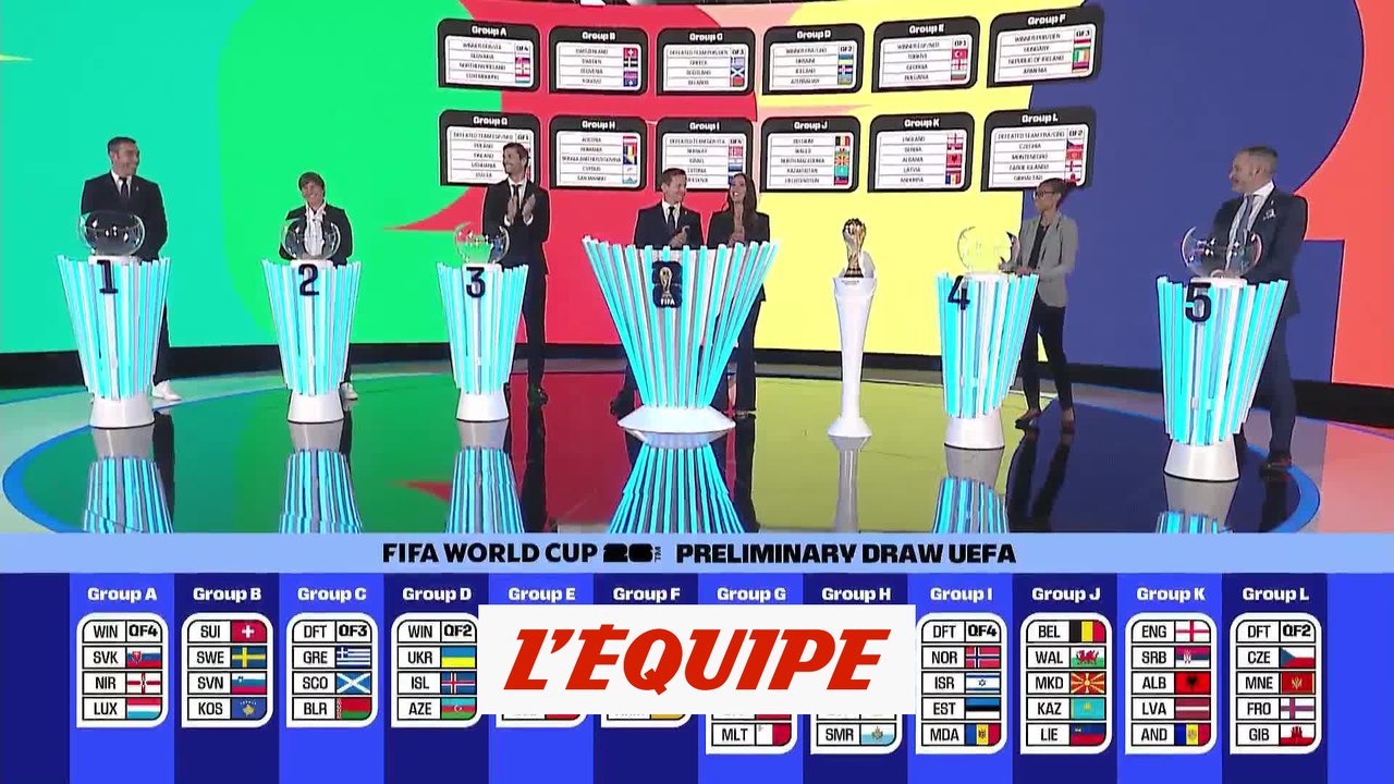 Les Bleus dans le groupe de l'Ukraine ou de la République tchèque en qualifications - Foot - CM 2026