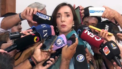 La palabra de Villarruel tras la expulsión del senador Edgardo Kueider