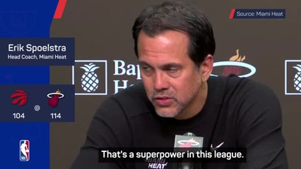 'Dru Smith has a superpower' - Spoelstra after Miami's win