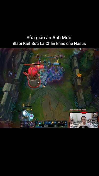 illaoi Kiệt Sức Lá Chắn khắc chế Nasus #illaoi #nasus #lienminhhuyenthoai #leagueoflegends