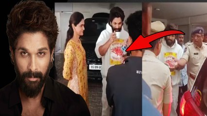 Allu Arjun Arrest: Arrest होते समय Actor ने पहनी Popular Dialogue वाली Hoodie, Video Viral