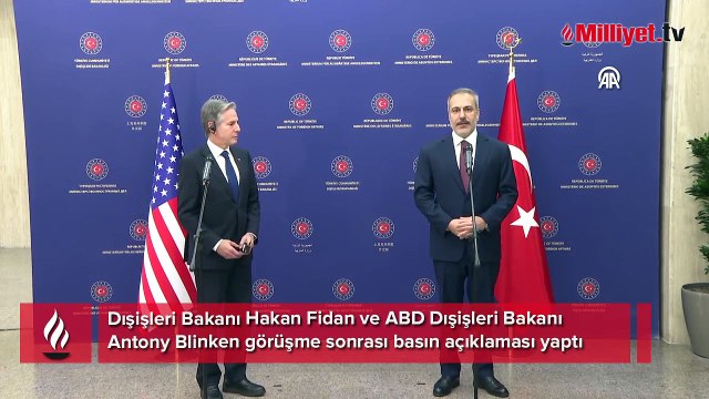 Blinken Ankara'da! Dışişleri Bakanı Hakan Fidan'dan ilk açıklama: Önceliğimiz Suriye'de istikrarı sağlamak