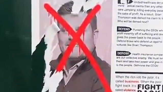 Des affiches « Wanted » de PDG d'assurances placardées dans New York