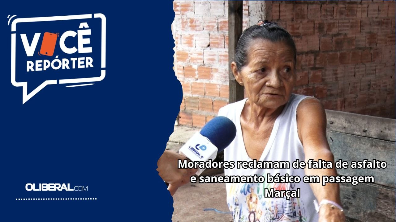 Moradores reclamam de falta de asfalto e saneamento básico em passagem Marçal