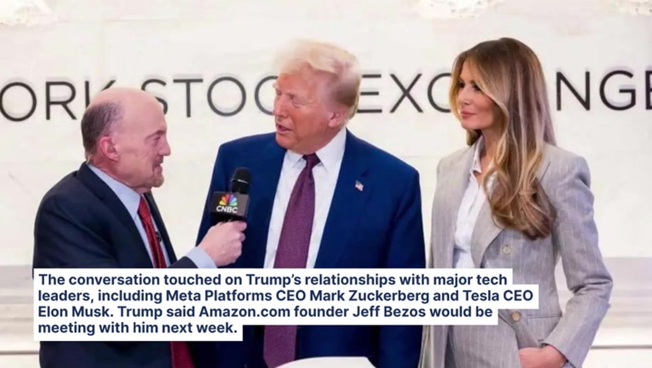 Trump Gives A Nod To Market Volatility, Tells Cramer 'A Dip Can Always Happen'