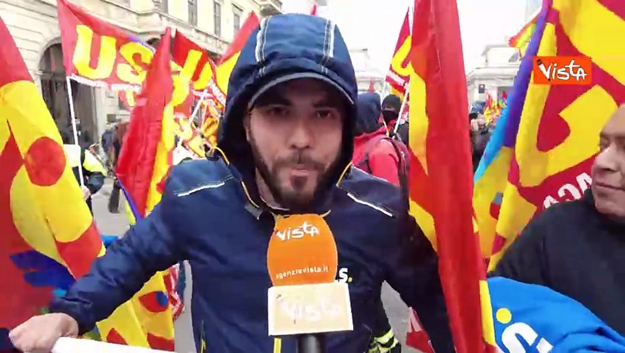 Serve lo sciopero? Secondo i lavoratori USB del corteo di Milano assolutamente si