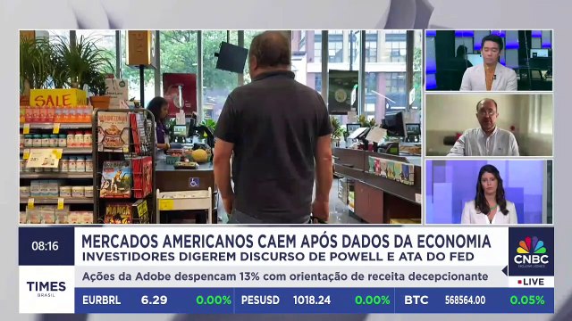 Economista analisa queda dos mercados nos EUA após divulgação dos dados econômicosEconomista analisa queda dos mercados nos EUA após divulgação dos dados econômicos