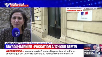 François Bayrou à Matignon: "Il n'est pas nommé pour faire la politique macroniste", rappelle Laure Lavalette (RN)