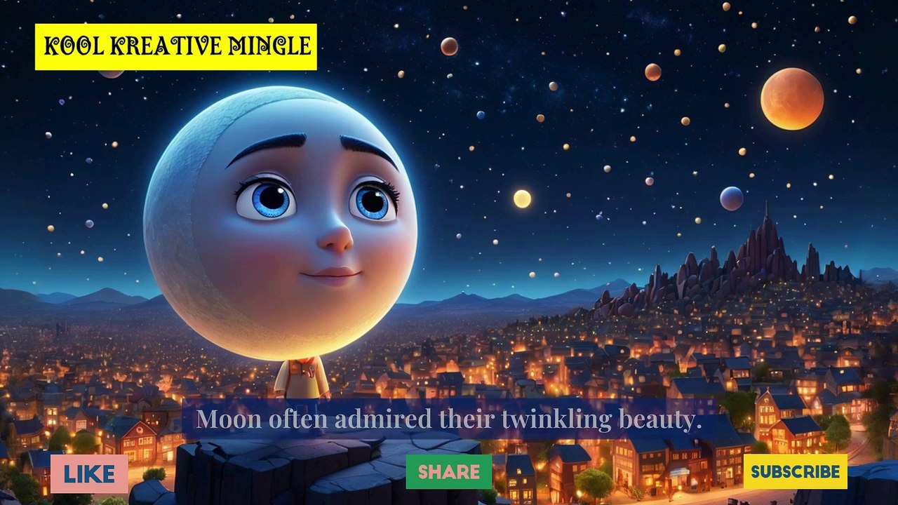 The Moon and Her Starry