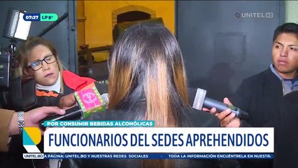 Arrestan a seis personas que “bebían” en oficinas del Sedes de La Paz
