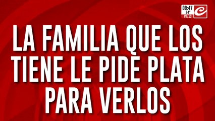 Tremendo: le sacaron a sus hijos y le piden dinero para poder verlos