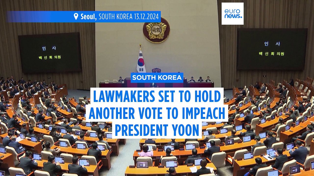 South Korean President Yoon faces second impeachment vote over failed martial law