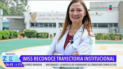 El IMSS reconocerá a la Dra. Fryda Medina Rodríguez