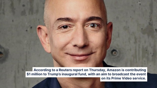 Jeff Bezos' Amazon Pledges $1 Million To Trump's Inaugural Event, Following In The Footsteps Of Mark Zuckerberg And Meta Platforms